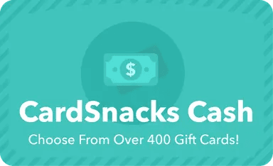 CardSnacks Cash gift card