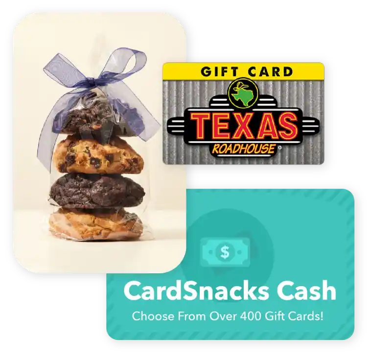 Select a gift card and choose amount