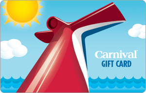 Carnival Cruises gift card