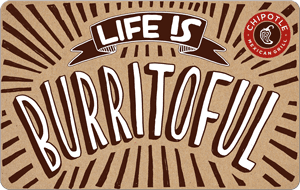 Chipotle gift card