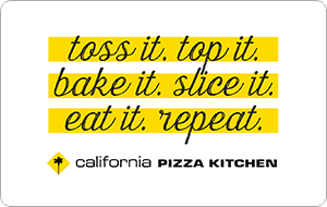 California Pizza Kitchen gift card