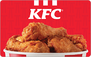 Kentucky Fried Chicken gift card