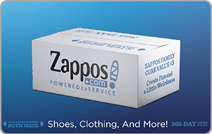 Zappos.com gift card