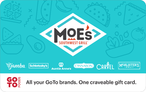 Moe’s Southwest Grill – GoTo Foods gift card