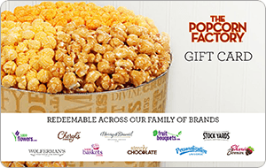 The Popcorn Factory gift card