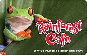Rainforest Café gift card