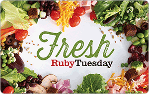 Ruby Tuesday gift card