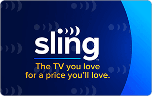 Sling TV gift card